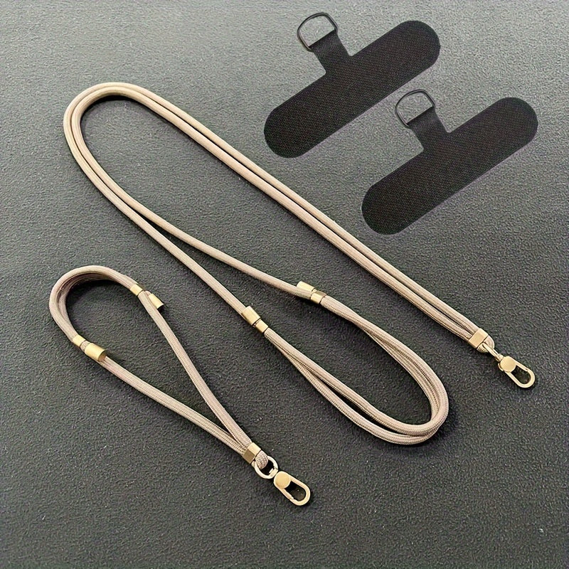 Luxlany 2-Pack Premium Adjustable Phone Lanyards & Wrist Straps - Durable, Anti-Loss, Soft-Touch Polyester Construction for Daily Use.