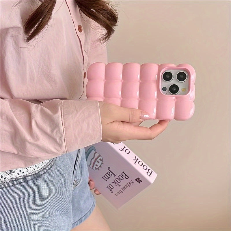 Luxlany 3D Grid Simplicity Phone Case for Iphone
