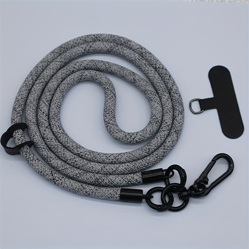 Durable Nylon Crossbody Phone Strap - Adjustable Anti-Drop Anti-Loss for Outdoor Enthusiasts.