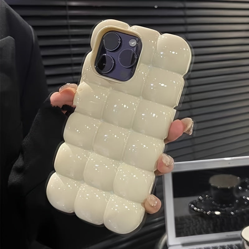 Luxlany 3D Grid Simplicity Phone Case for Iphone