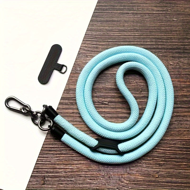 Durable Nylon Crossbody Phone Strap - Adjustable Anti-Drop Anti-Loss for Outdoor Enthusiasts.