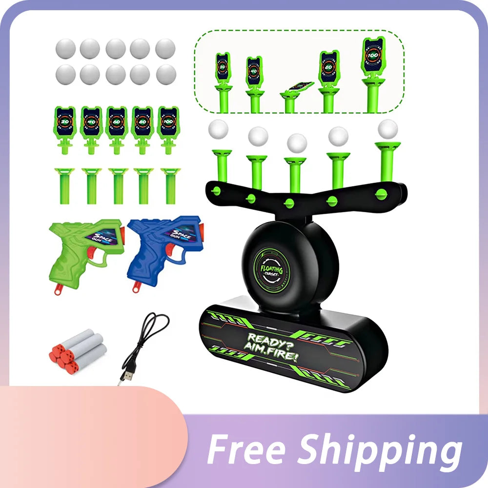 Hover Shooting Game Floating Target Parent Child Interactive Games Exercise Kids Concentration Toys Gifts