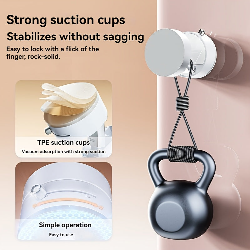 360° Rotating Magnetic Phone Holder with Vacuum Suction Cup, Multi-Functional Expand Stand, Suitable for Kitchen, Desktop, Office, Fitness, Travel, Car - Durable ABS Material