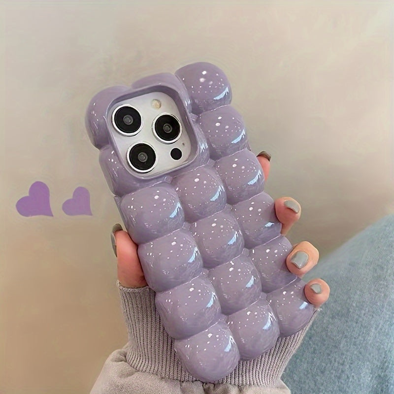 Luxlany 3D Grid Simplicity Phone Case for Iphone