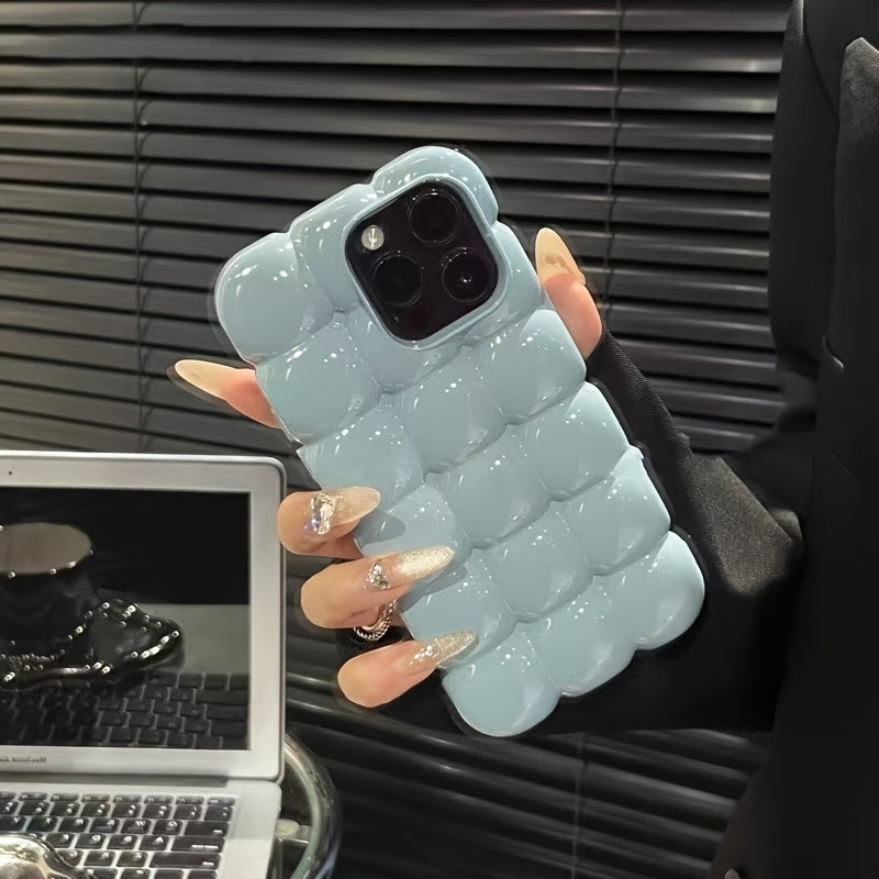 Luxlany 3D Grid Simplicity Phone Case for Iphone
