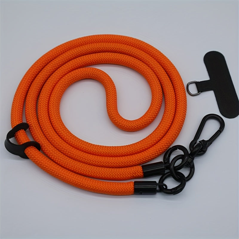 Durable Nylon Crossbody Phone Strap - Adjustable Anti-Drop Anti-Loss for Outdoor Enthusiasts.
