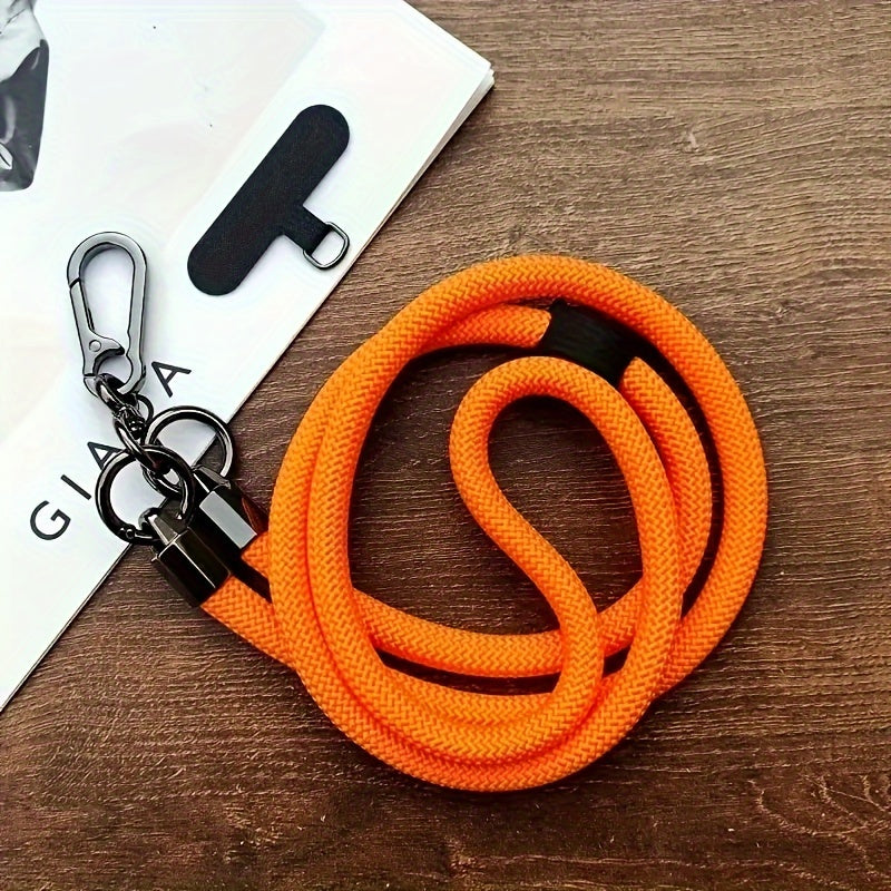 Durable Nylon Crossbody Phone Strap - Adjustable Anti-Drop Anti-Loss for Outdoor Enthusiasts.