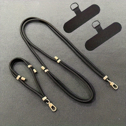 Luxlany 2-Pack Premium Adjustable Phone Lanyards & Wrist Straps - Durable, Anti-Loss, Soft-Touch Polyester Construction for Daily Use.