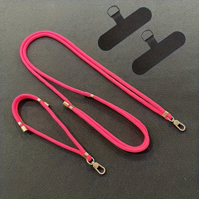 Luxlany 2-Pack Premium Adjustable Phone Lanyards & Wrist Straps - Durable, Anti-Loss, Soft-Touch Polyester Construction for Daily Use.