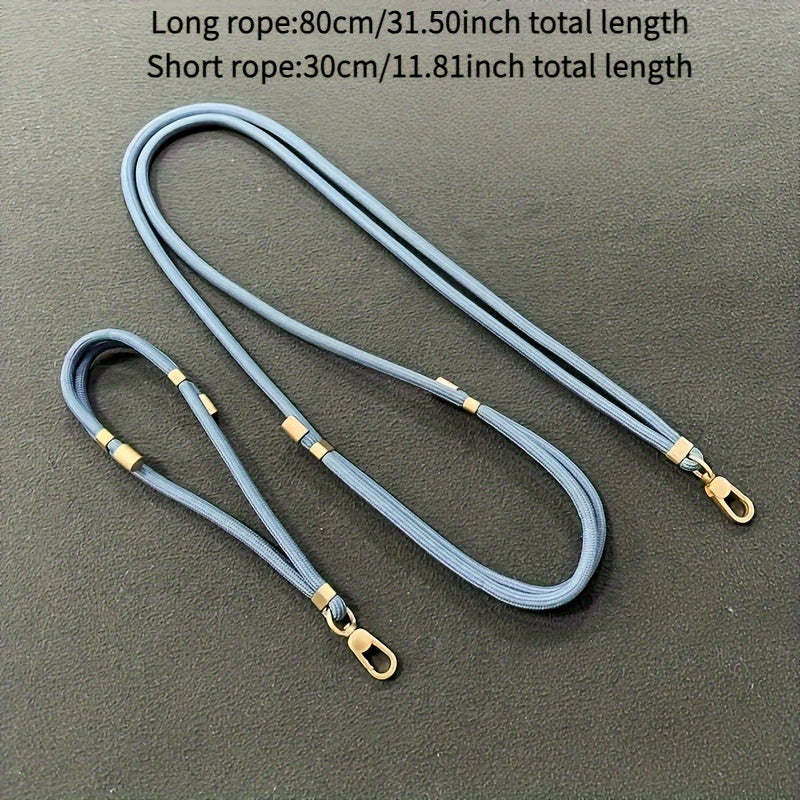 Luxlany 2-Pack Premium Adjustable Phone Lanyards & Wrist Straps - Durable, Anti-Loss, Soft-Touch Polyester Construction for Daily Use.