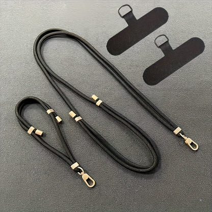 Luxlany 2-Pack Premium Adjustable Phone Lanyards & Wrist Straps - Durable, Anti-Loss, Soft-Touch Polyester Construction for Daily Use.
