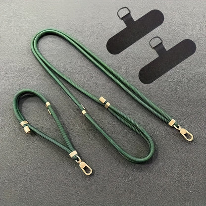 Luxlany 2-Pack Premium Adjustable Phone Lanyards & Wrist Straps - Durable, Anti-Loss, Soft-Touch Polyester Construction for Daily Use.