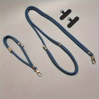 Luxlany 2-Pack Premium Adjustable Phone Lanyards & Wrist Straps - Durable, Anti-Loss, Soft-Touch Polyester Construction for Daily Use.