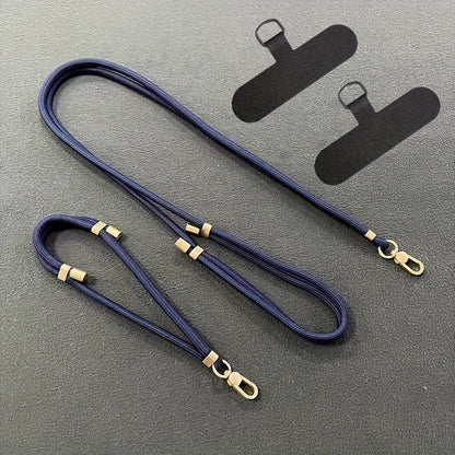 Luxlany 2-Pack Premium Adjustable Phone Lanyards & Wrist Straps - Durable, Anti-Loss, Soft-Touch Polyester Construction for Daily Use.