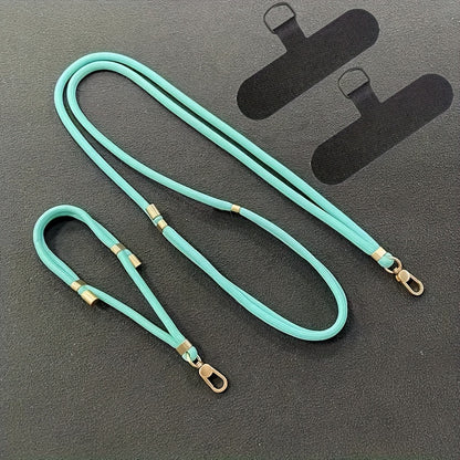 Luxlany 2-Pack Premium Adjustable Phone Lanyards & Wrist Straps - Durable, Anti-Loss, Soft-Touch Polyester Construction for Daily Use.