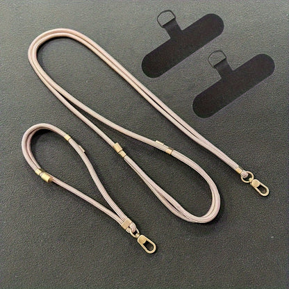 Luxlany 2-Pack Premium Adjustable Phone Lanyards & Wrist Straps - Durable, Anti-Loss, Soft-Touch Polyester Construction for Daily Use.
