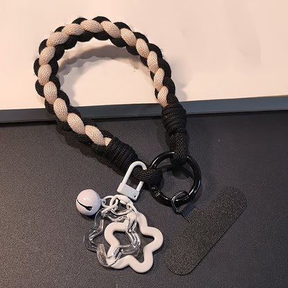 Soft Double-Strand Braided Wrist Strap Mobile Phone Lanyard, Anti-Loss And Anti-Theft