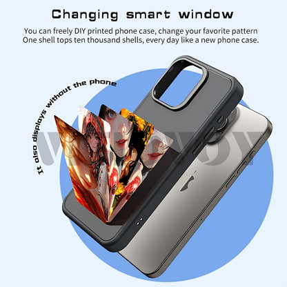 E-Ink Screen Smart Four-Color Ink Screen NFC Function Mobile Phone Case, Iphone 16/15/14/13 Pro Max, DIY Pictures, Wireless Transmission Mobile Phone Case