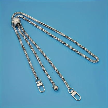 Luxlany 1Pc Small Golden Ball Adjustable Shoulder Strap, Crossbody Metal Chain.