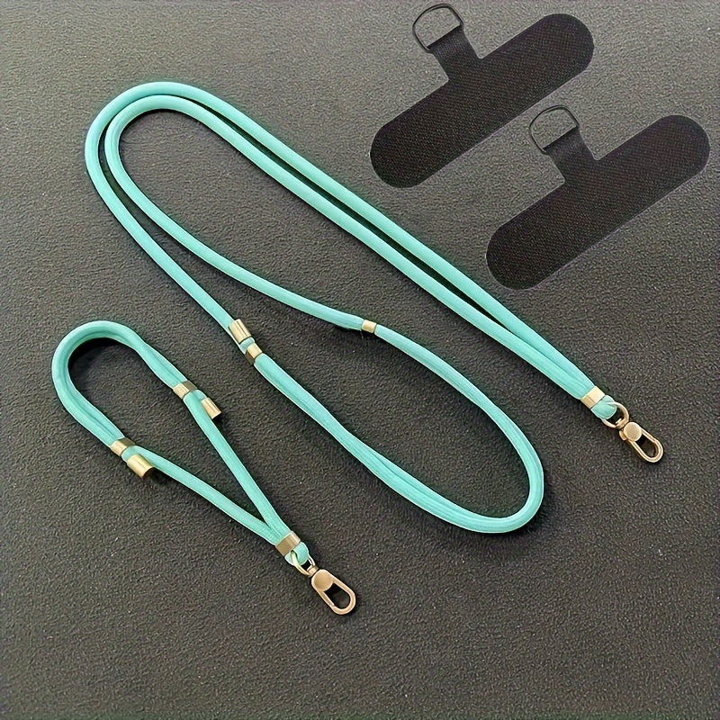 Luxlany 2-Pack Premium Adjustable Phone Lanyards & Wrist Straps - Durable, Anti-Loss, Soft-Touch Polyester Construction for Daily Use.